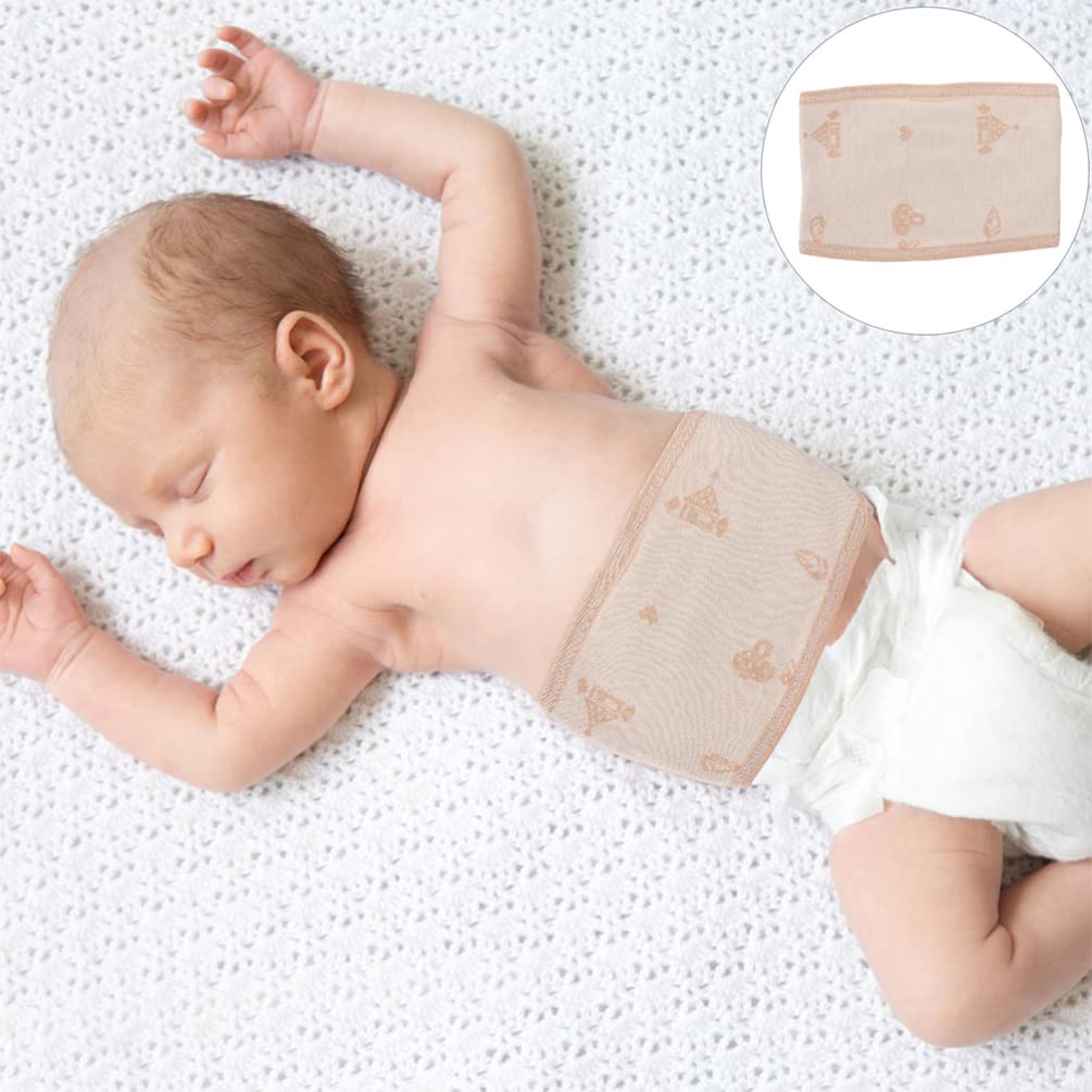 EXCEART Web Belt 2Pcs Baby Belly Button Band Thickened Cotton Infant Abdomen Umbilical Cord Newborn Waist Support Band Warm Cover Hernia Care Navel Truss Support for Baby Colic Relief Tummy Tape - Image 8